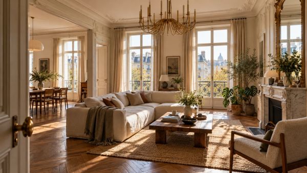 Transformation d'un séjour de 40 m2 : choisir le bon lustre