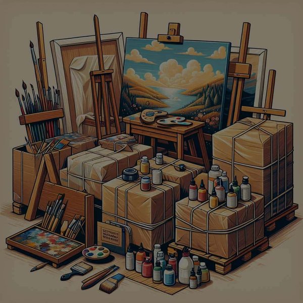 Comment transférer un espace de travail pour artistes peintres sans endommager les toiles ?